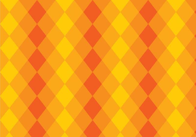 三角形黄色和橙色层背景