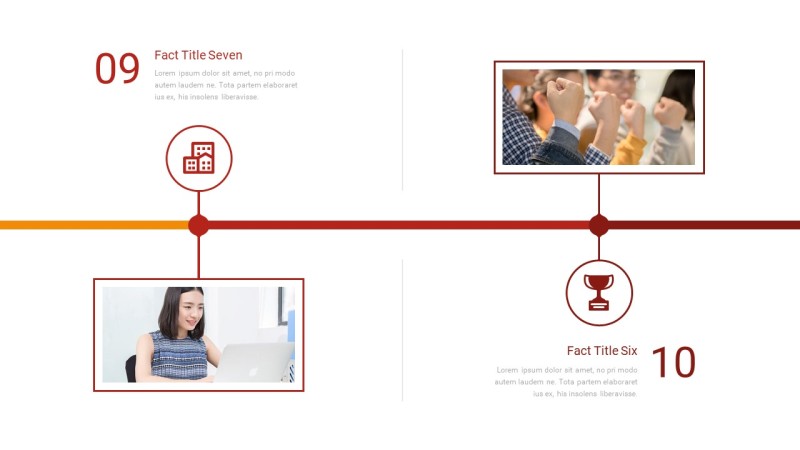 经典时间轴PPT图表-29