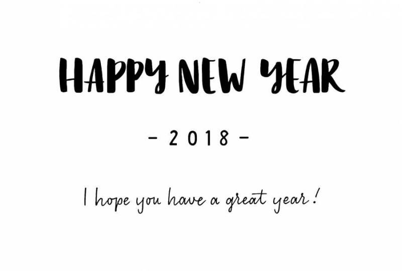 happy new year 文字