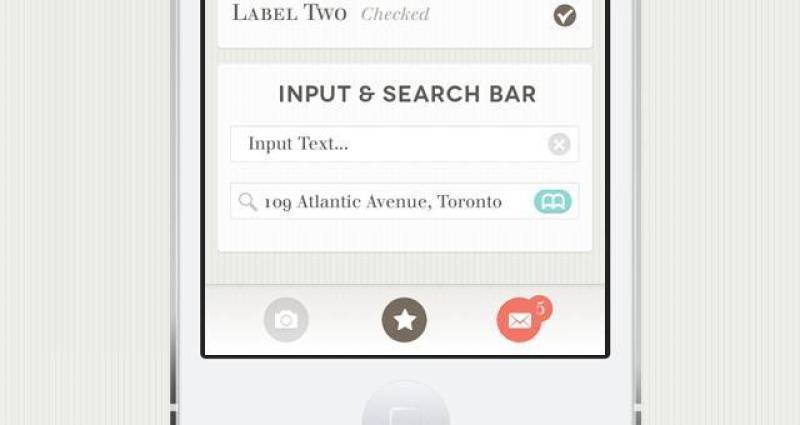 Caprice iPhone App UI Kit Psd