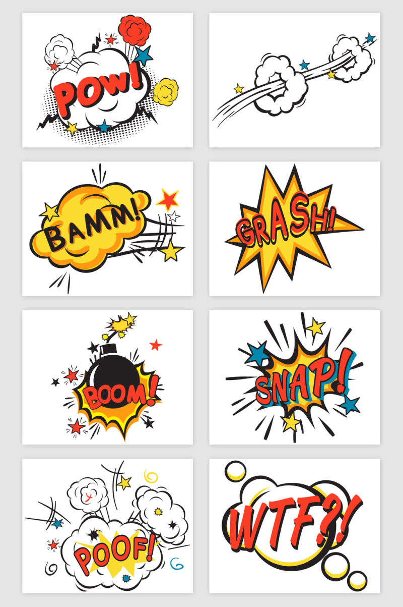 爆炸创意热卖矢量素材