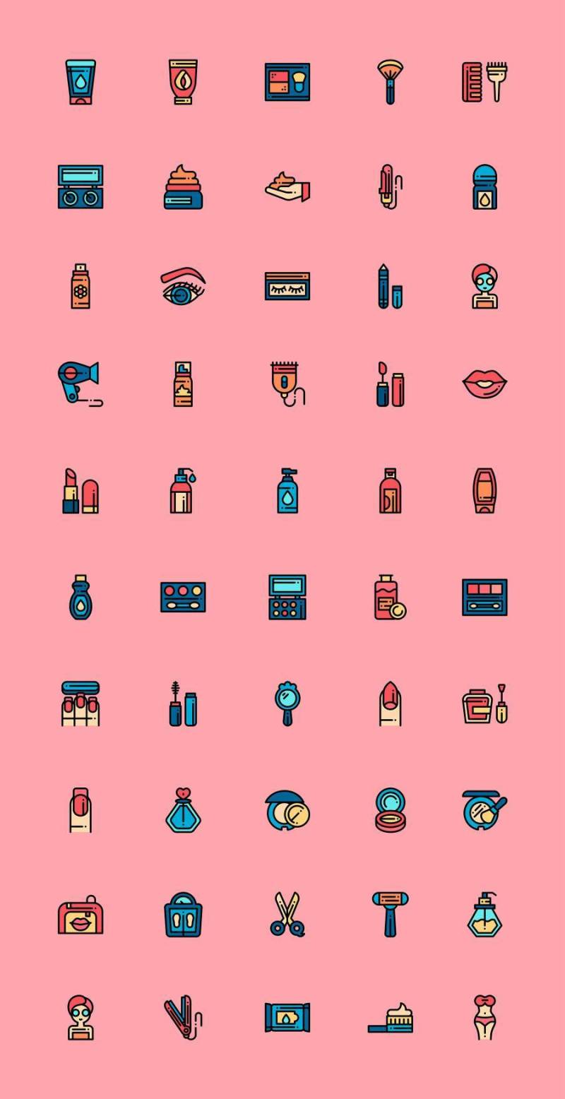 50 枚丽人元素图标