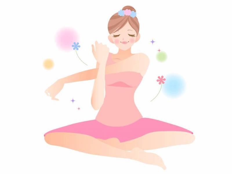 拉伸/饮食/体操/女性