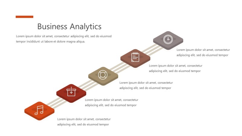 红橙色商务PPT图表-27