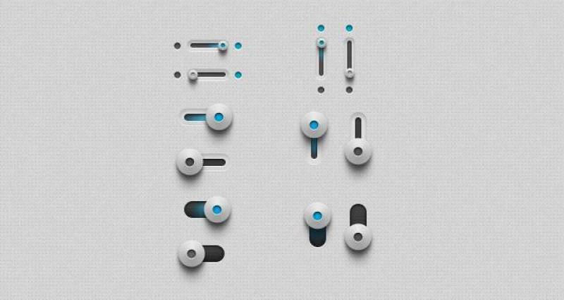 iPhone和Ipad App UI Kit Psd Vol1