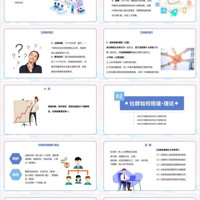简约社群营销运营策划实战手册PPT模板 简约社群营销运营策划实战手册PPT模板