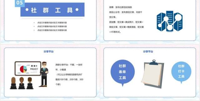 简约社群营销运营策划实战手册PPT模板 简约社群营销运营策划实战手册PPT模板