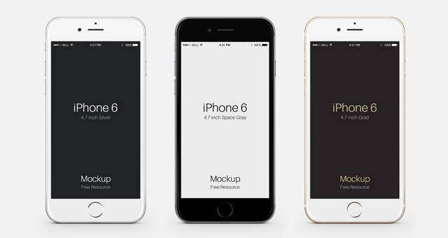 iPhone 6 Psd矢量模型