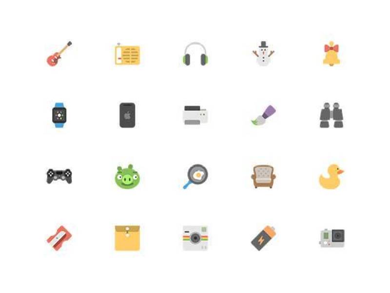 Flat Life Icons