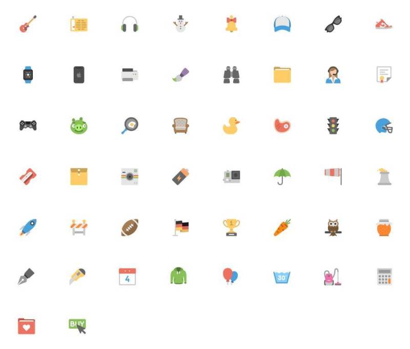 Flat Life Icons