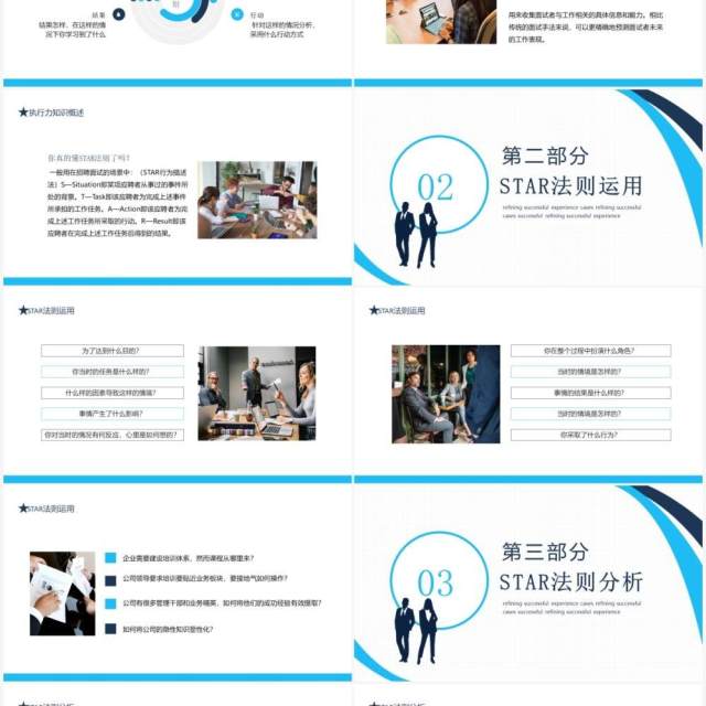 提炼成功经验案例STAR法则运用动态PPT模板 提炼成功经验案例STAR法则运用动态PPT模板