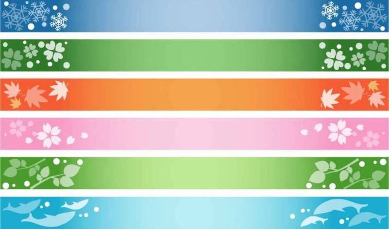 季节性横幅材料