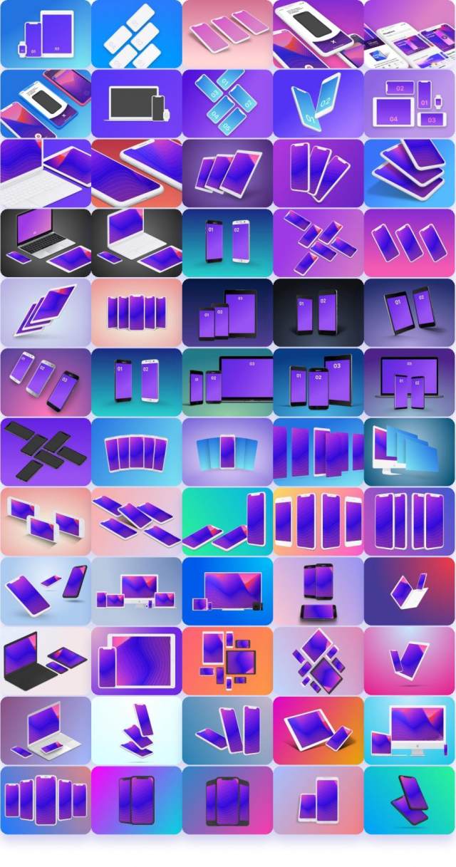 500个移动设备展示模型样机Sketch源文件格式100%矢量元素(包含136张高像素炫彩背景桌面壁纸) 500个移动设备展示模型样机Sketch源文件格式100%矢量元素(包含136张高像素炫彩背景桌面壁纸)