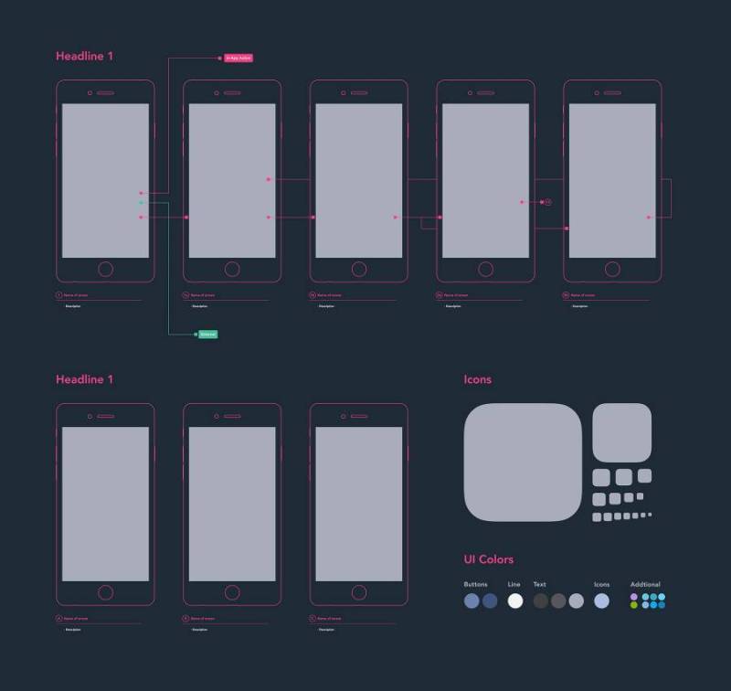 Diagram Template for iPhone