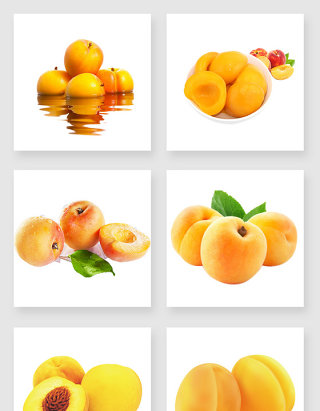 美味的黄桃设计素材