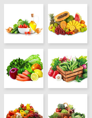 各种蔬菜水果设计素材