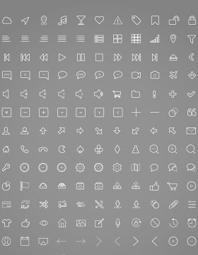 网站网页常用图标素材