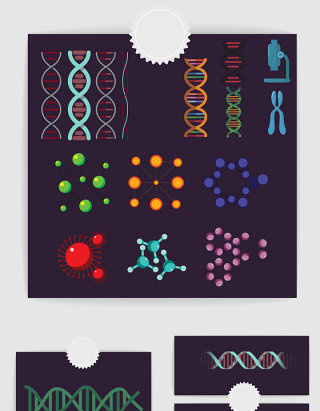 矢量遗传基因素材