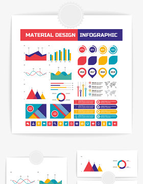信息数据图表元素素材