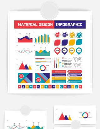 信息数据图表元素素材
