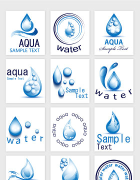水滴节水LOGO设计