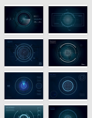 HUD科技信息图像图案