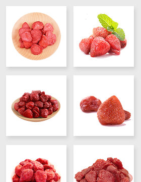 美味的草莓干设计元素