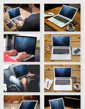 场景苹果MacbookP笔记本模型样机