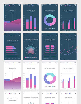 图表APP界面设计素材