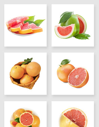 产品实物葡萄柚设计素材