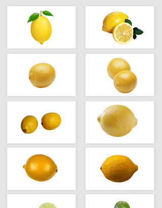 高清免抠柠檬png素材