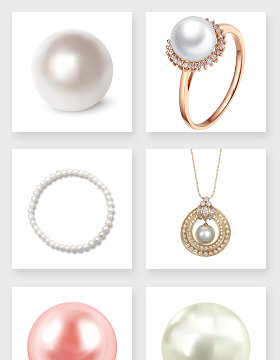 产品实物珍珠设计素材