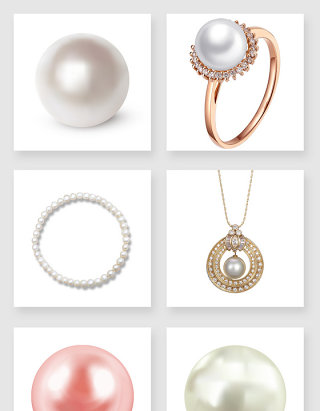 产品实物珍珠设计素材
