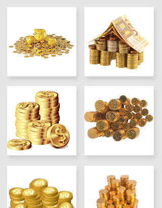 金融硬币设计元素