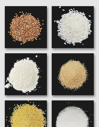 大米面粉杂粮高清PSD素材