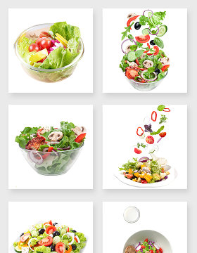 美味的蔬菜沙拉设计元素