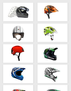 高清免抠摩托车头盔png素材