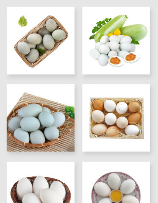 产品实物鸭蛋设计元素