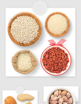 高清大米杂粮食品PSD素材