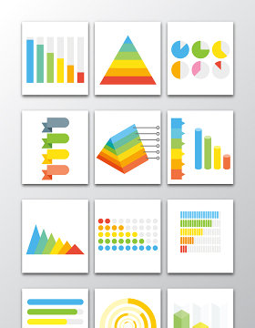 12款矢量信息图标元素