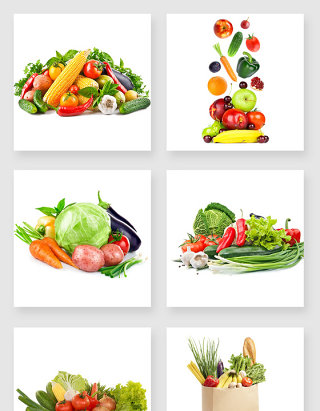 各种美味的蔬菜设计素材