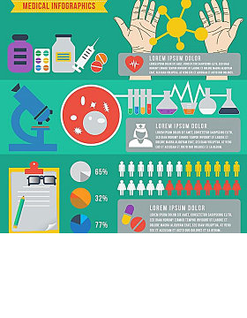 医疗信息图表图片