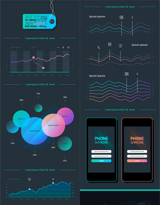 手机UI信息图表设计