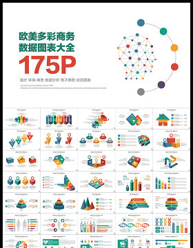 欧美高端商务数据图表大全175P