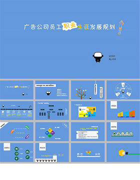广告职业生涯规划ppt模板