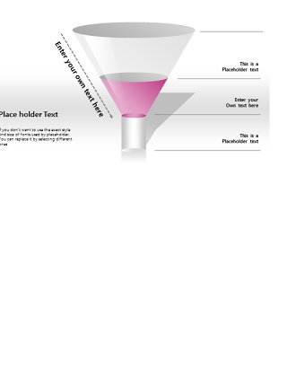 漏斗式图表PPT图片