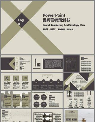 品牌营销计划书PPT模板