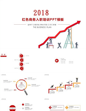 商务新员工入职培训ppt模板