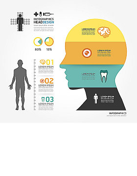 矢量人物图表设计