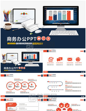 商务贸易金融理财业绩报告工作总结PPT